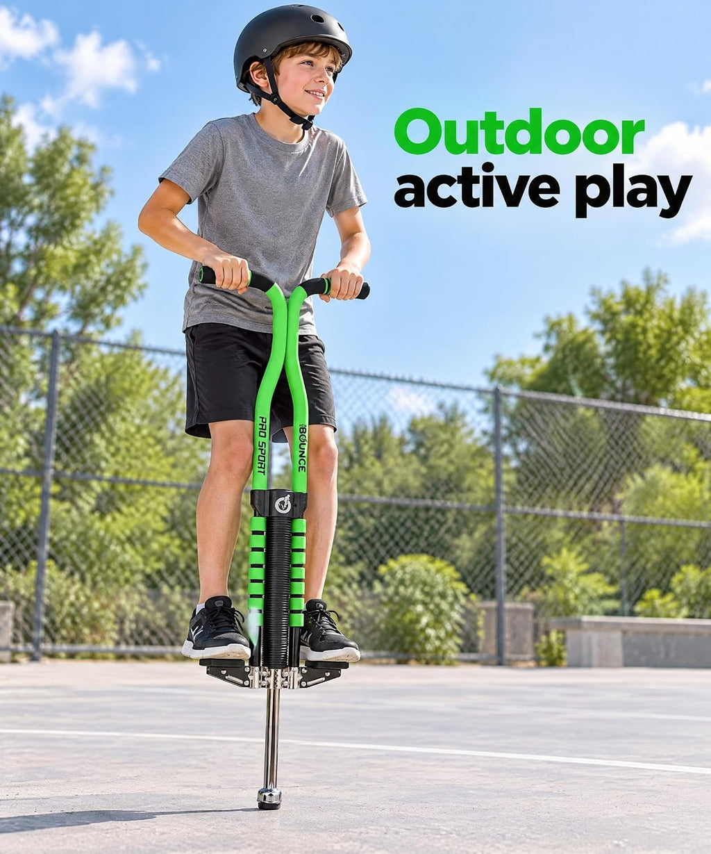 Pogo Stick for Kids - Pogo Sticks for Ages 9 and Up, 80 to 160 Lbs - Pro Sport Edition, Quality, Easy Grip, Pogostick for Hours of Wholesome Fun